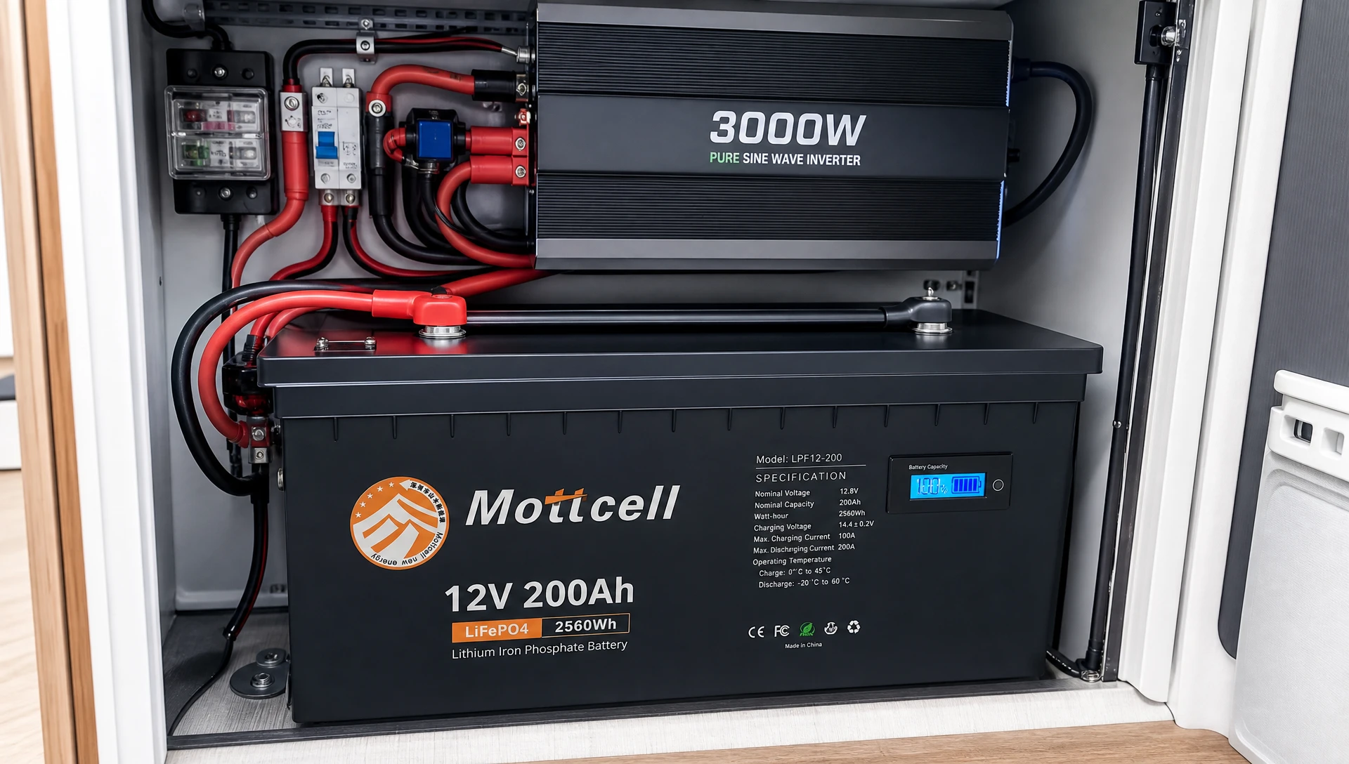 山木新能源 12V 200ah 电池组 12.8V 200Ah大容量离网太阳能系统与房车电源实拍 山木新能源 12V 200ah 电池组 12.8V 200Ah大容量离网太阳能系统与房车电源实拍