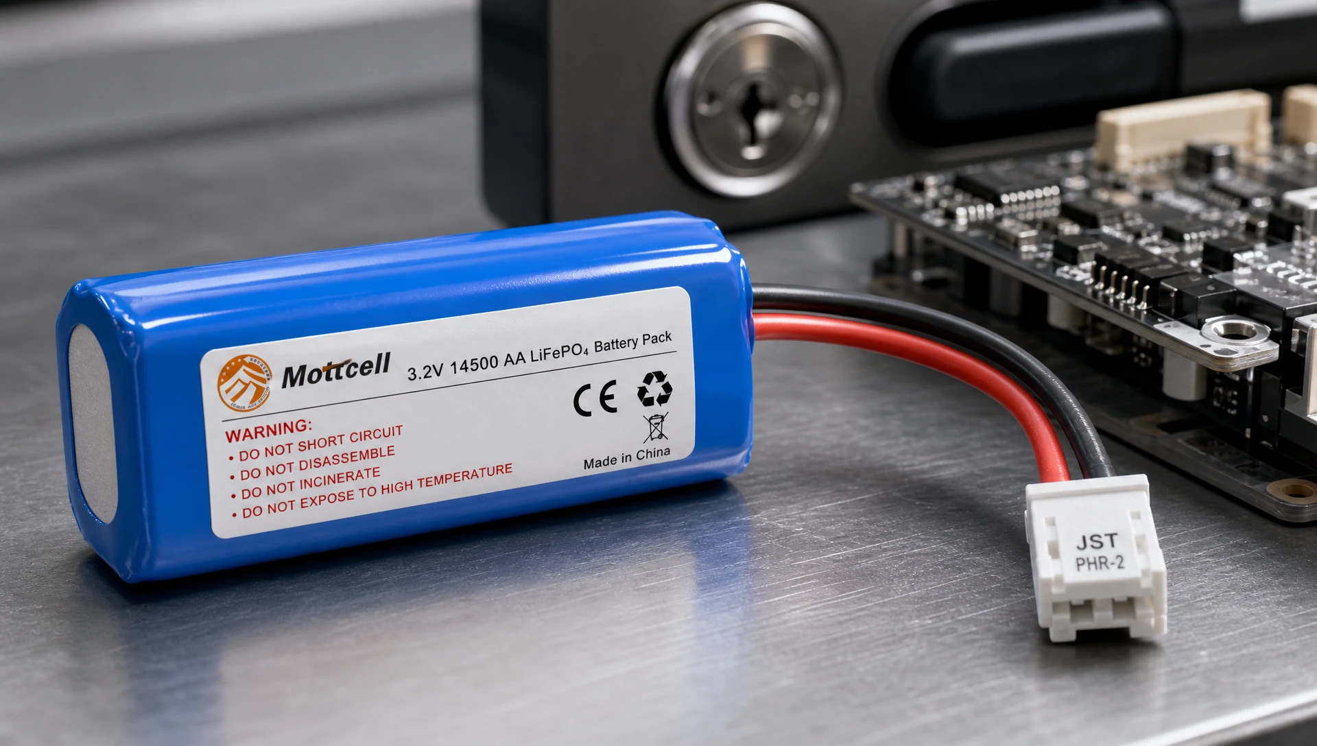 定制化 3.2V AA充电电池组PACK与阻燃封装及接插件 定制化 3.2V AA充电电池组PACK与阻燃封装及接插件